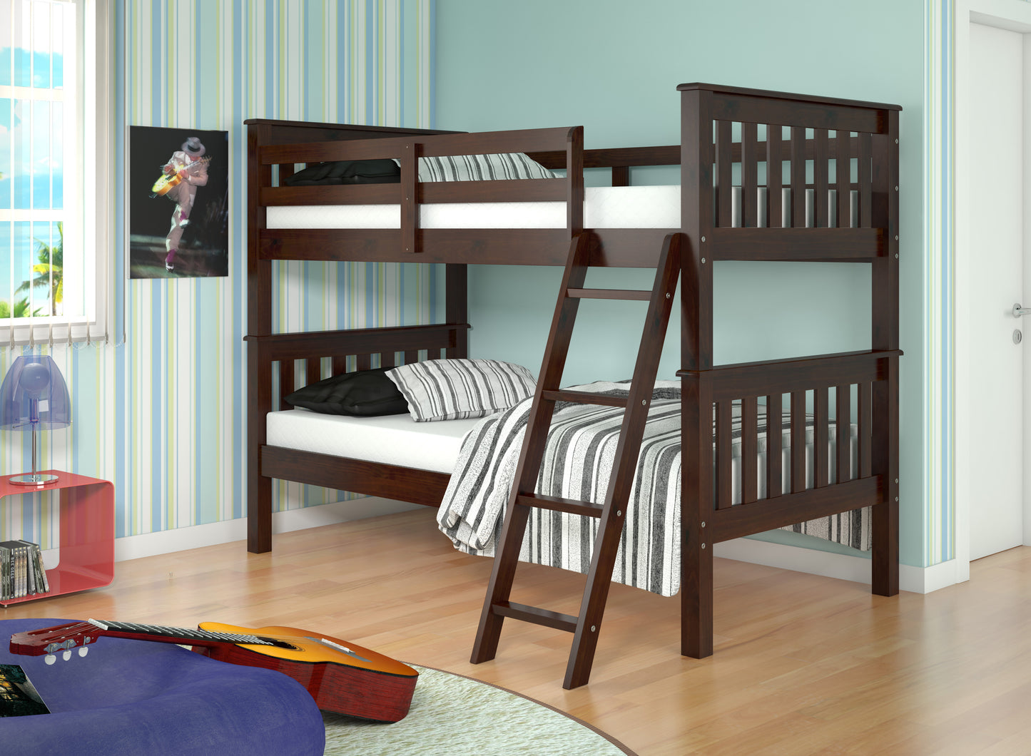 San Antonio Twin over Twin Bunk Bed