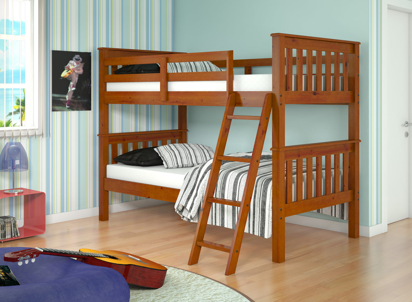 San Antonio Twin over Twin Bunk Bed