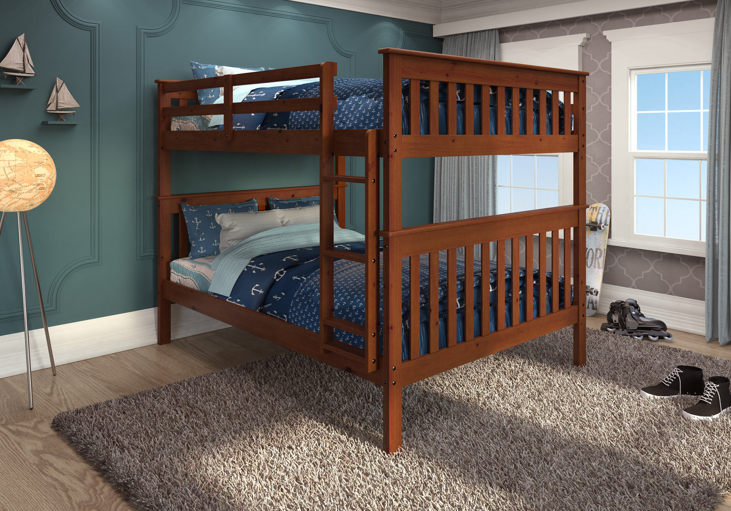 Erath Full Over Full Bunk Bed