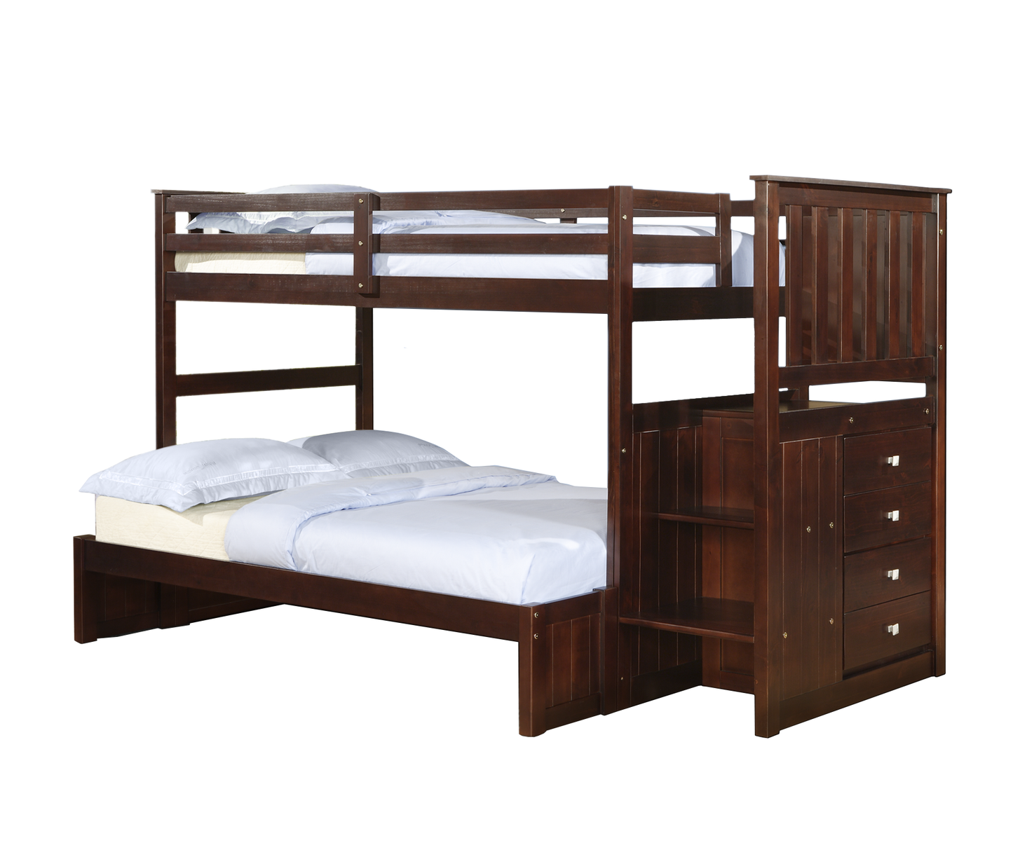 Twin Over Full Staircase Bunk Bed